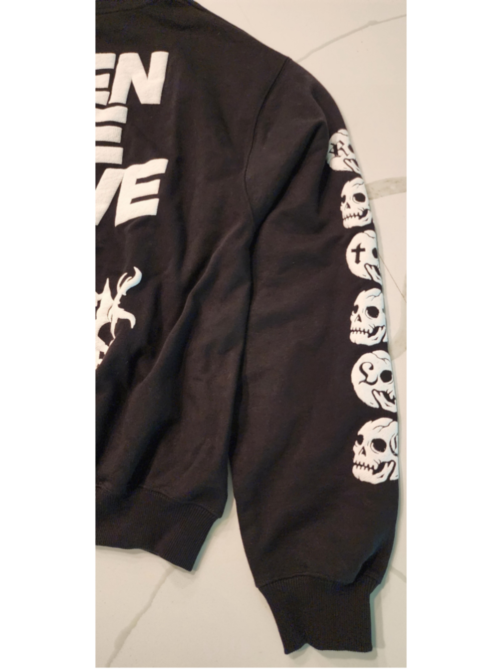 Elevation Worship "Open The Grave" Black Hoodie XL Men's Graphic Streetwear NWOT - Picture 4 of 10